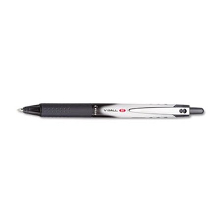 Pilot Pilot 26106 VBall Roller Ball Stick Pen Liquid Ink Black Ink Extra Fine 26106